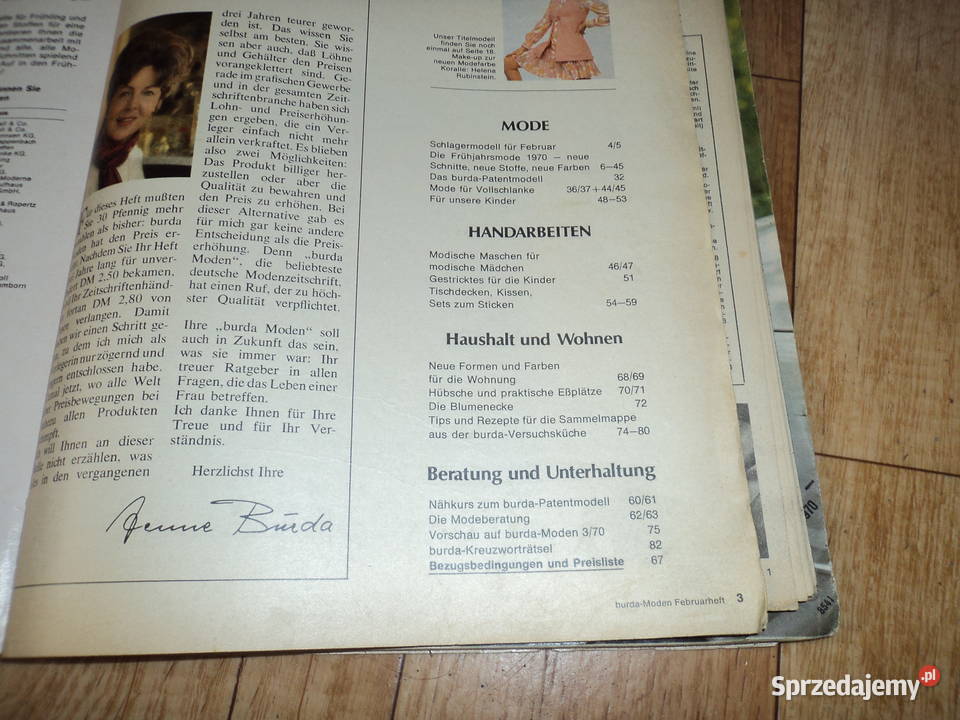 Burda moden 21970 wykroje instrukcja Nowy Sącz sprzedam