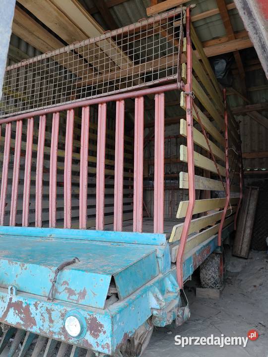 Przyczepa samozbierająca Steyr Hamster Królik Polski