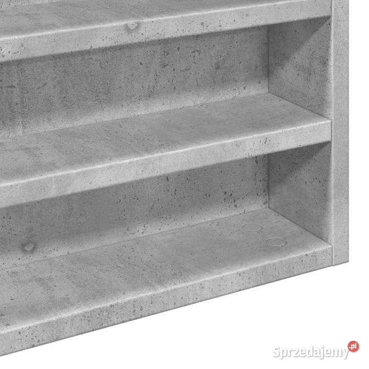 Witryna szarość betonu 100x85x58 materiał Warszawa sprzedam