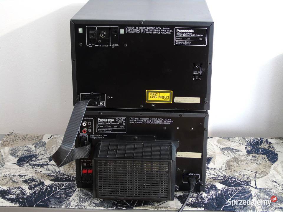 Wieża Panasonic radio CD AUX mocna 130 wat podkarpackie Jasło sprzedam
