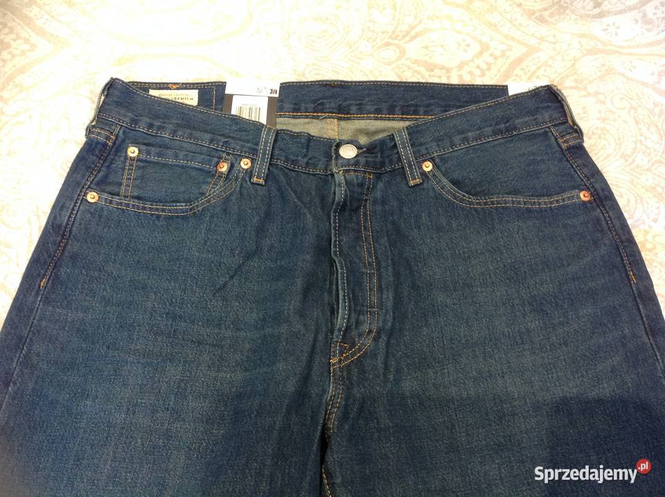 Spodnie Jeans Męskie LEVIS 501 LXL W34 L30 NOWE Rozmiar L Nowa Sól