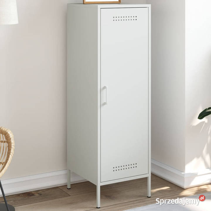 Szafka biała 36x39x113 stal WM843011 Pozostałe