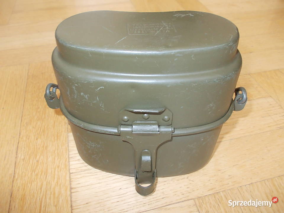 Menażka wojskowa dwu częściowa aluminiowa nowa