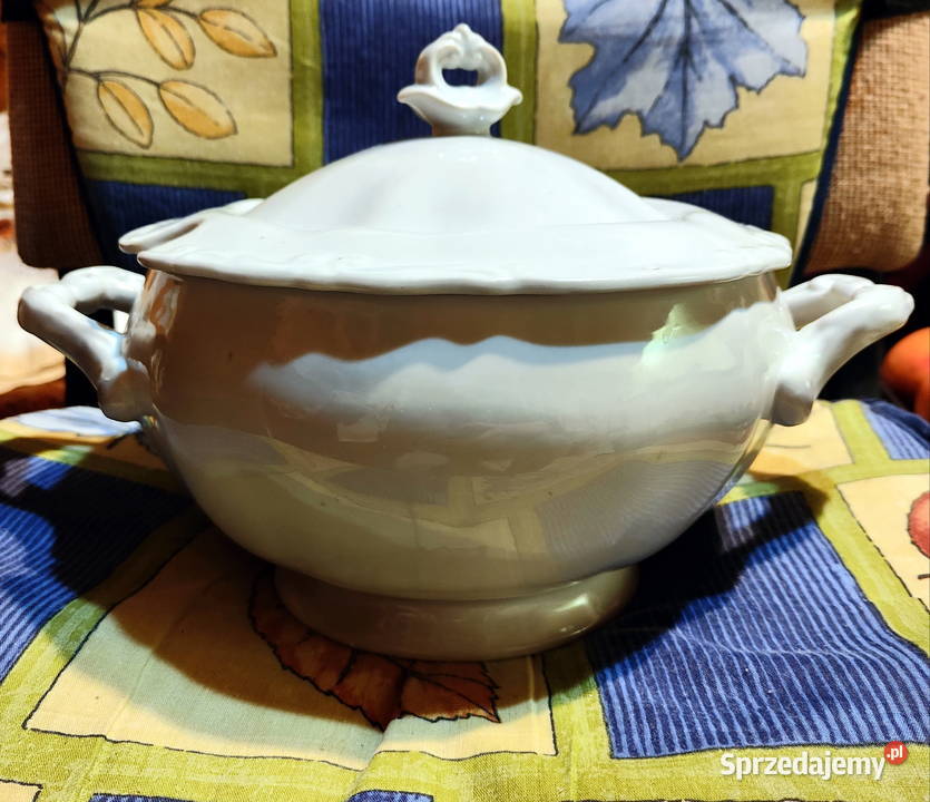 Waza nowa porcelanowa do zupy Chodzież PRL 35 Porcelana i szkło Lublin