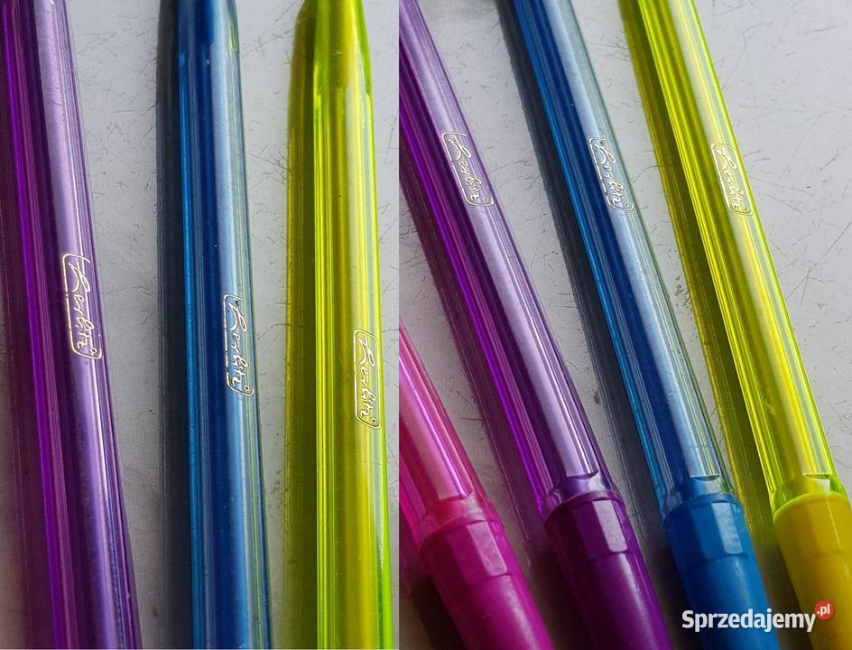 Hertitz neonowe długopisy pisaki cienkopisy Kielce sprzedam