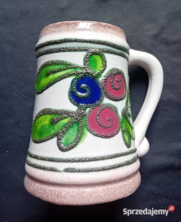 Ceramiczny kufel Fat Lava Strehla DDR lata 60e sprzedam