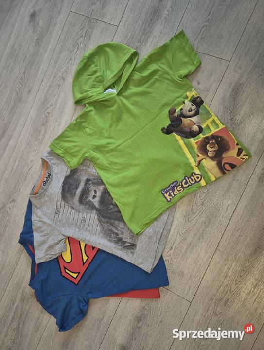 Zestaw chłopiec koszulki Superman Małpa 122 łódzkie Łódź