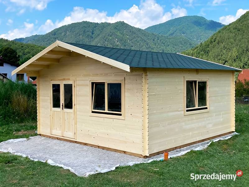 DOMEK Z BALI VENTA 6x6 ŚWIERK 44mm LETNISKOWY Parzymiechy