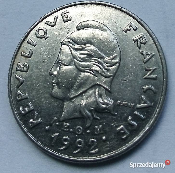 NOWA KALEDONIA10 FRANKÓW1992 r mazowieckie Legionowo