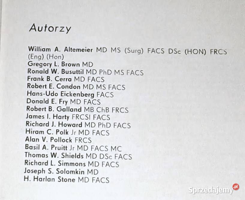 Zakażenia w chirurgii Hiram C Polka lubelskie Chełm