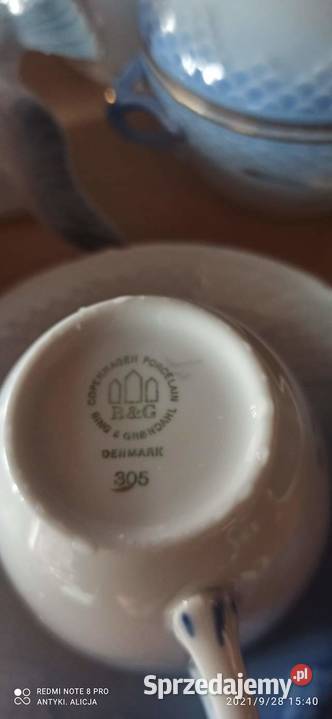 Filiżanka na podstawce Mewy Royal Copenhagen