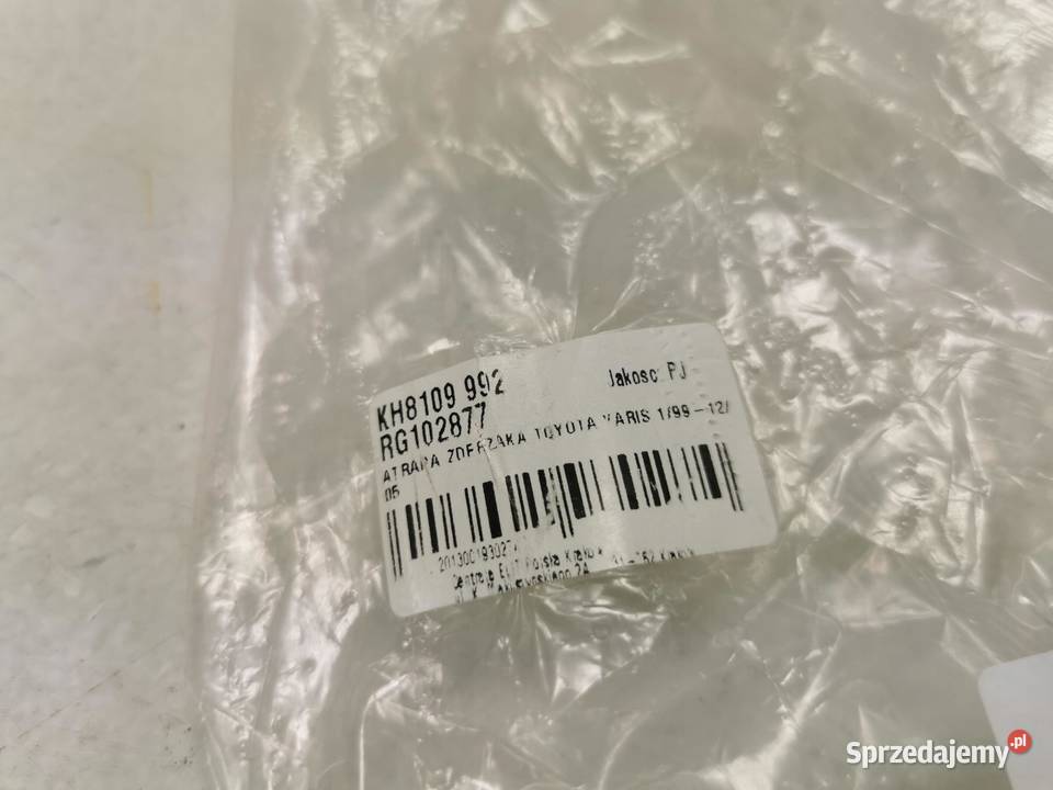 GRILL ATRAPA CHŁODNICY TOYOTA YARIS 19992006