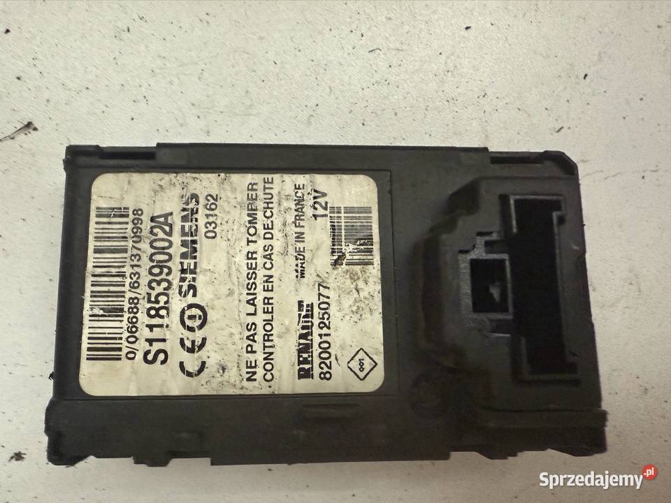 CZYTNIK KARTY RENAULT SCENIC 2 S118539002A wielkopolskie Ostrzeszów