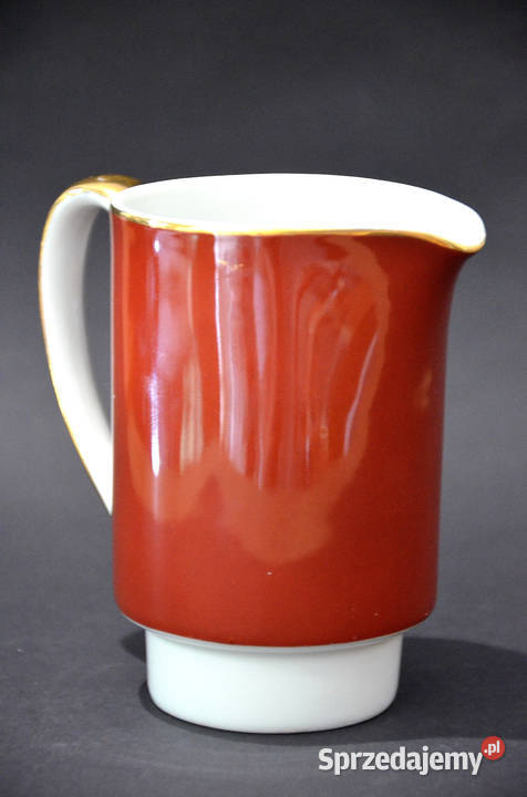 Porcelana Ćmielów mlecznik London brązowy z wielkopolskie