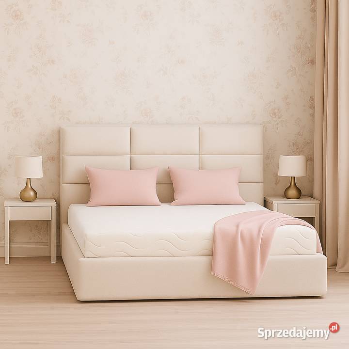 Łóżko tapicerowane VINCENT z pojemnikiem 160x200 Łóżka