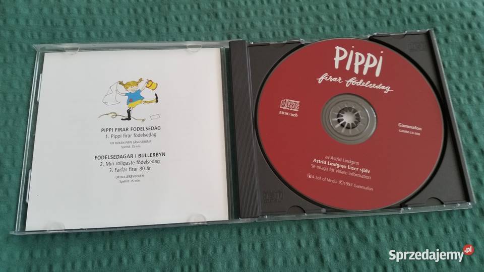 PIPPI firar fodelsedag audio book CD lubelskie Puławy
