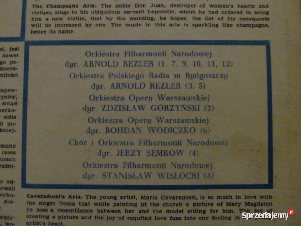 Piękne głosy piękne arie i Lehar zestaw 2 płyt Lublin