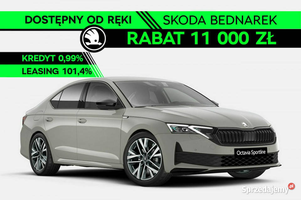 koda Octavia Sportline 15 TSI mHEV 150 DSG benzyna Łódź