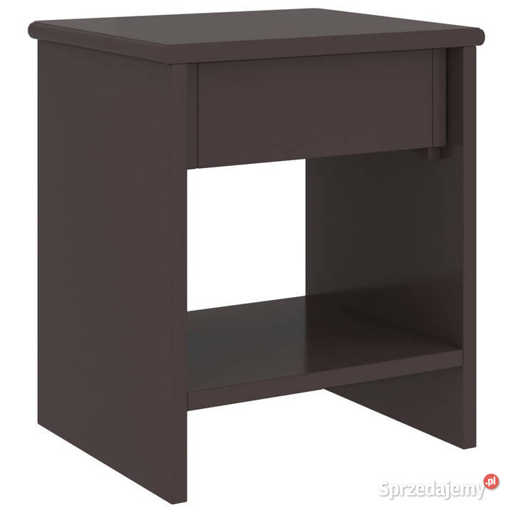 Szafka nocna ciemny brąz 35x30x40 lite drewno Warszawa