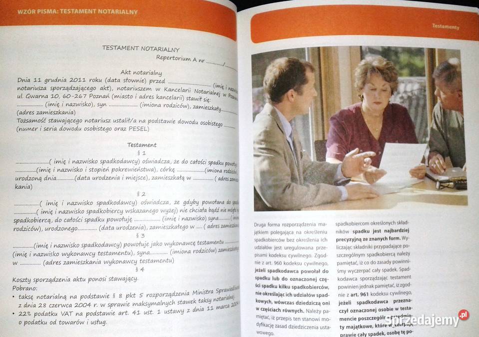 Testamenty Darowizny Spadki Michał Kozłowski