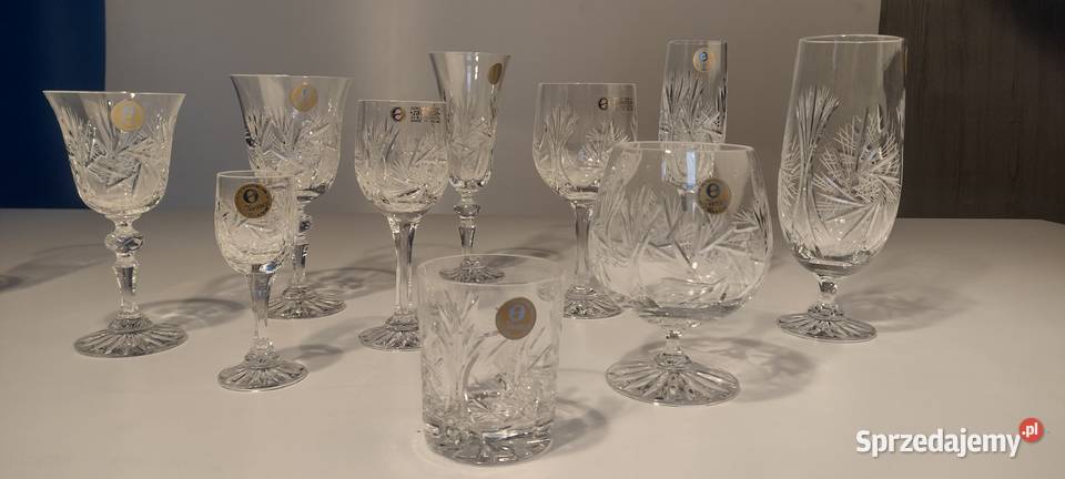 Kieliszki kryształowe do szampana Piękny prezent mazowieckie Grodzisk Mazowiecki sprzedam