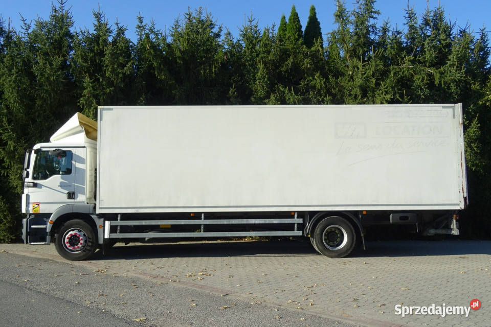 MAN TGM 18290 Euro 6 kontener 21 pal ład11030 Góra Kalwaria sprzedam