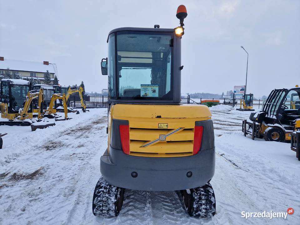Minikoparka Volvo EC 27 C 2012r 28 tony lubelskie Ryżki sprzedam