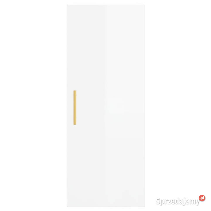 Szafka wisząca wysoki połysk biała 345x34x90