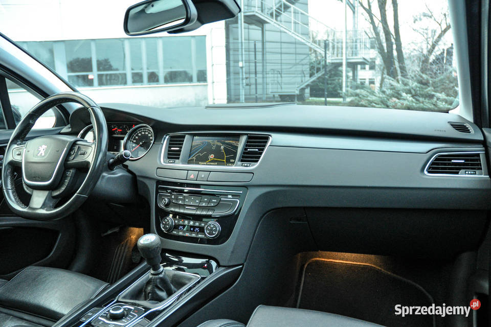 Peugeot 508 16T 2013 r Bezwypadkowy Skóry 1598cm3 Wrocław sprzedam