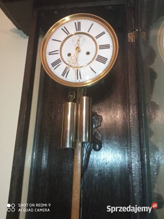 Zegar Wiszący Zabytkowy Duży Antyki Katowice