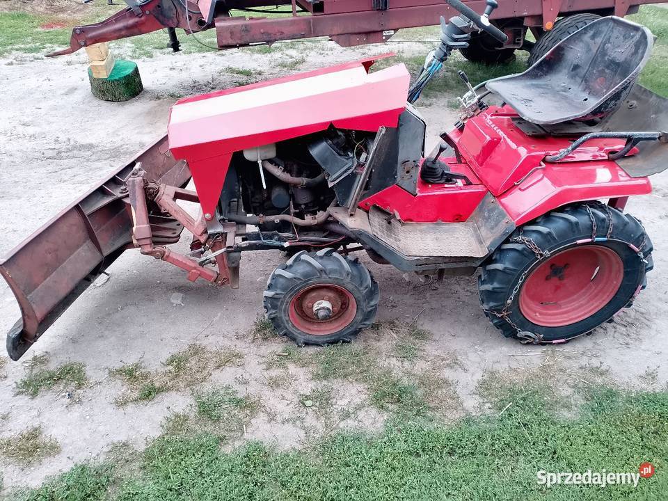 Traktor KMZ 012 urwis kabina i spych podlaskie Makowlany