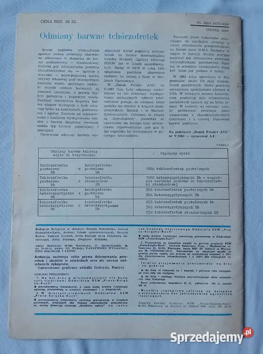 Hodowca Drobnego Inwentarza 12 1983 r Koźminek