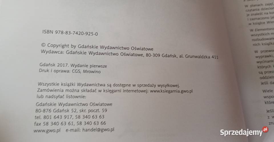 Przewodnik nauczyciela Lokomotywa klasa pierwsza Gdańsk