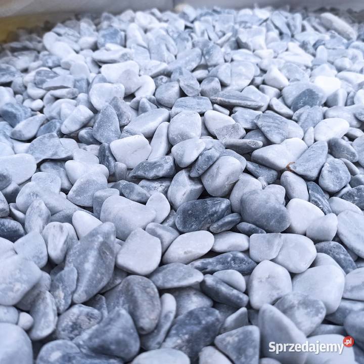 Otoczak Ice Blue biały niebieski szary kamień małopolskie Oświęcim