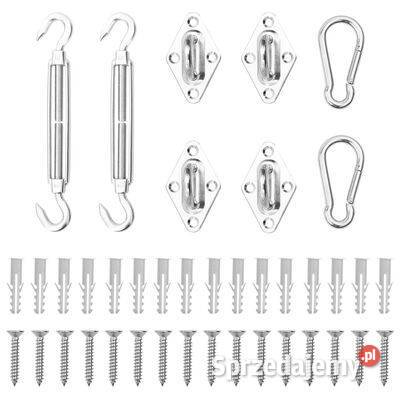 vidaXL 8cz zestaw akcesoriów do montażu żagla Warszawa