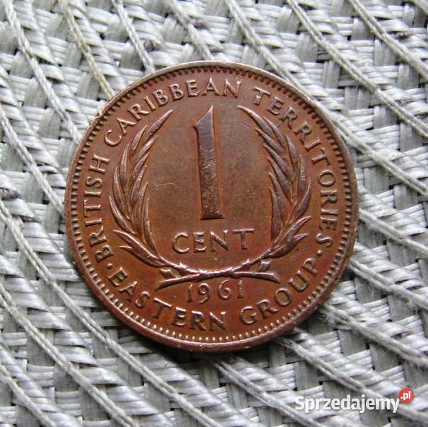 Karaiby 1 Cent 1961r wielkopolskie Kalisz