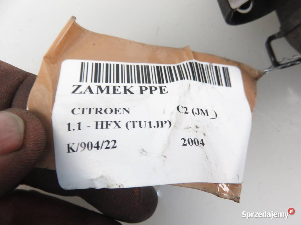 ZAMEK PRAWY PRZEDNI CITROEN C2 4 PIN osobowe Zamki, wkładki i kluczyki