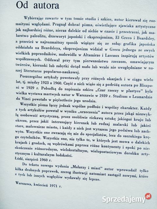 Malarze i miasta Wallis książki używane mazowieckie sprzedam