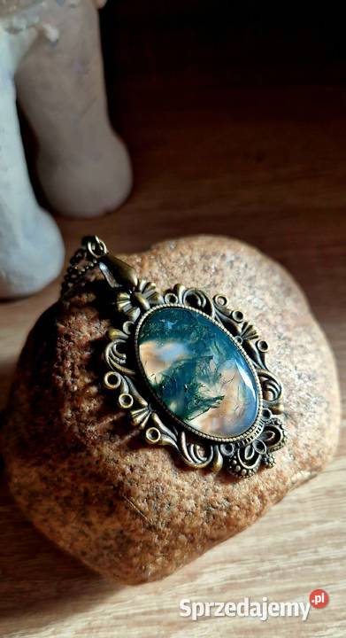 Agat mszysty UNIKAT Medalion vintage kujawsko-pomorskie Bydgoszcz sprzedam