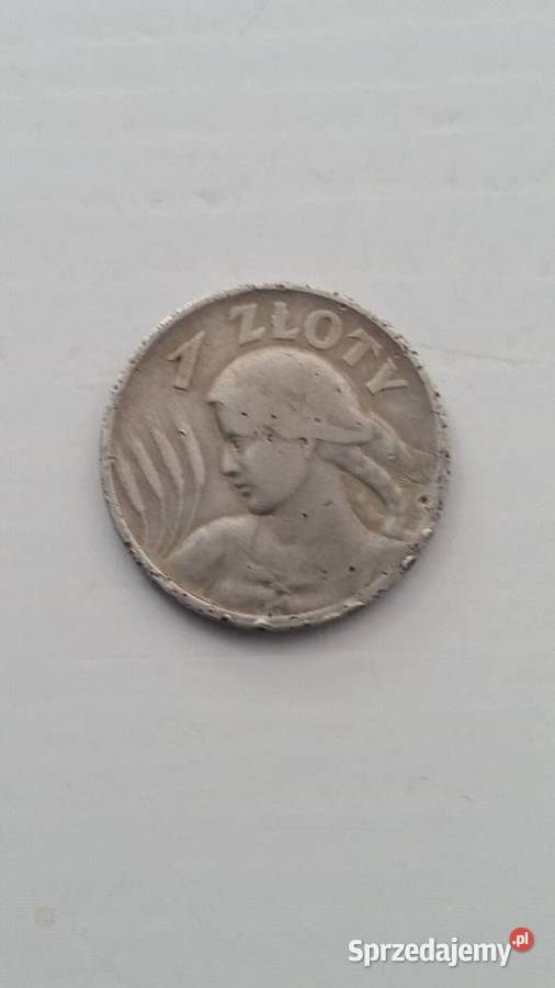 Moneta II RP 1 złoty 1925r Żniwiarka srebro