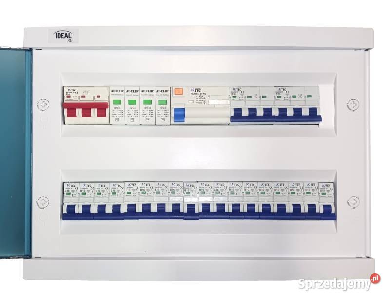 Gtowa rozdzielnia elektryczna wyposażona IDEAL