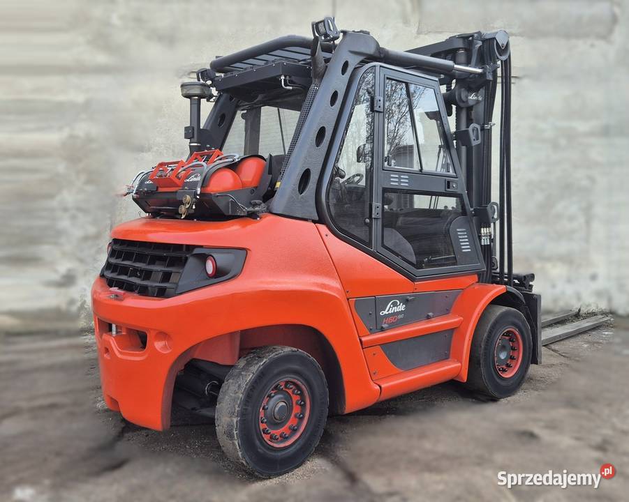 Linde H60 z 2021r kabina klimatyzacja wózek kabina śląskie Rybnik