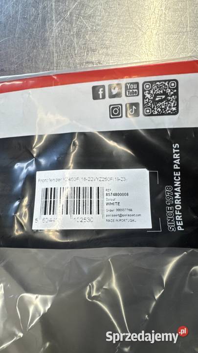 Błotnik i plastron Yamaha yz yzf 125250450 Łączna