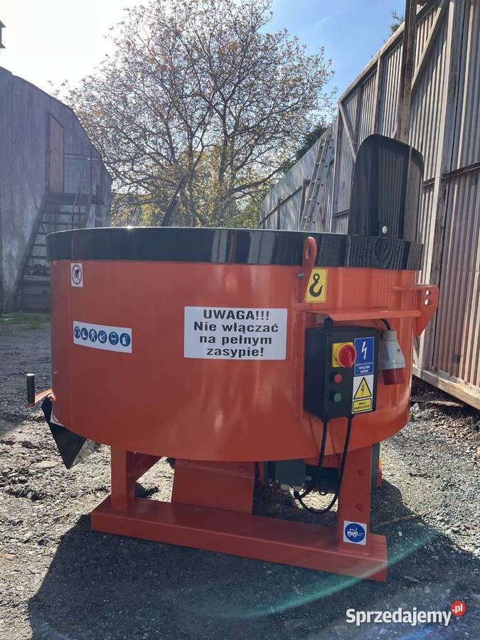 Betoniarka Elektryczna 1200 L Mieszalnik Niska Żmigród