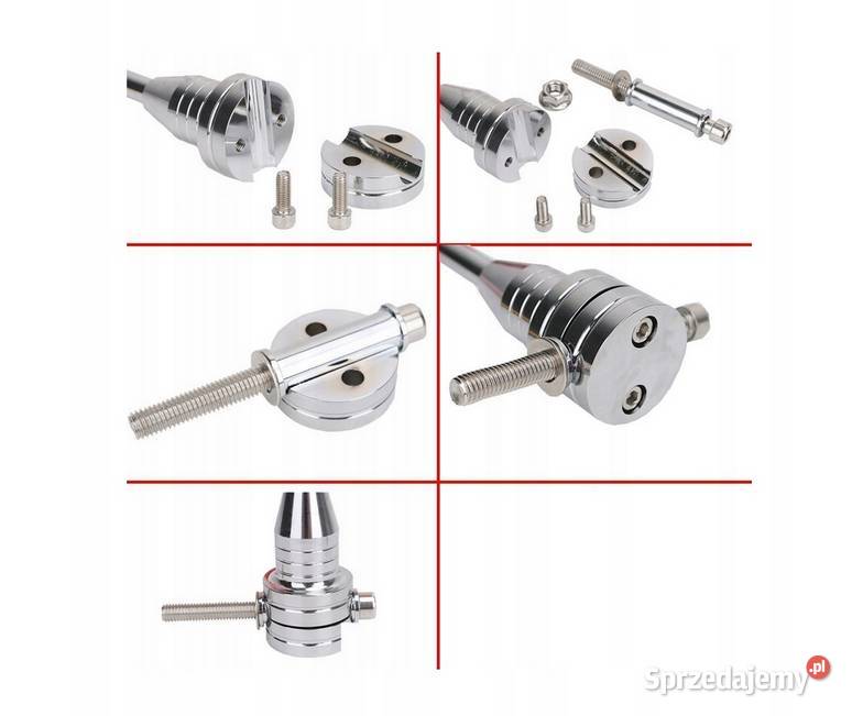 Maszt motocyklowy z flagą Polski Pozostałe Sosnowiec