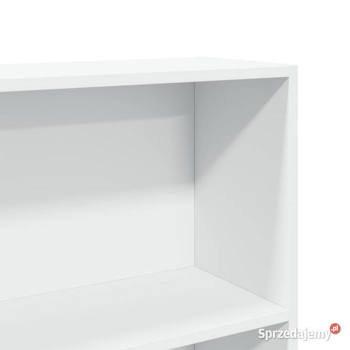 Regał biały 80x24x176 materiał drewnopochodny