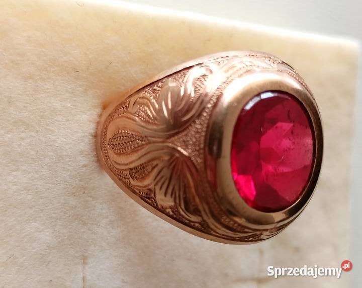 Sygnet złoty 14k męski 216g Łódź