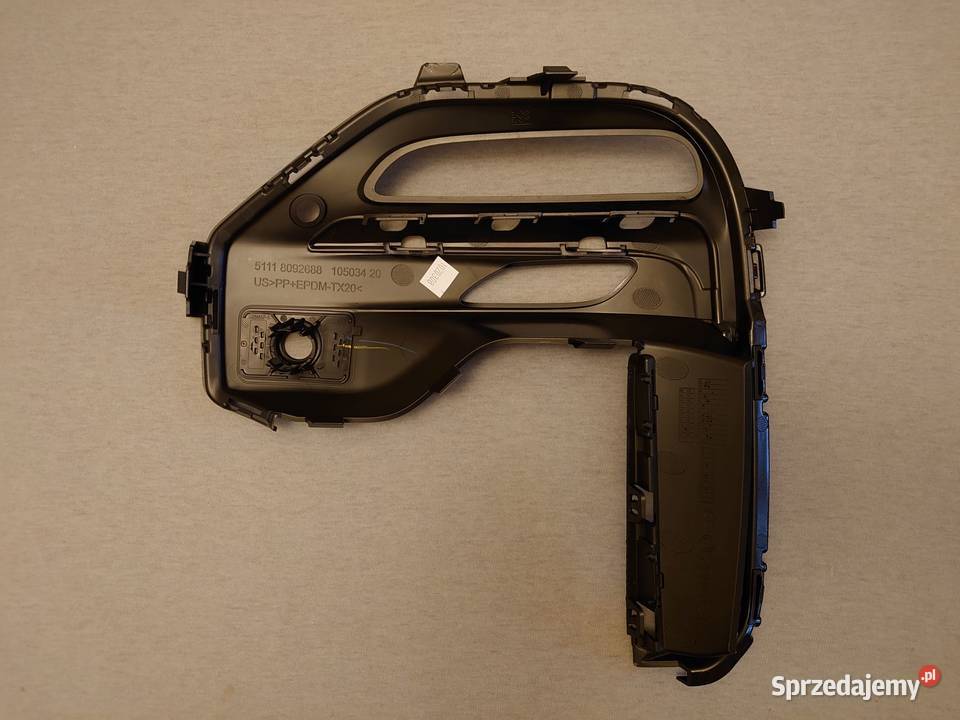Kratka zaślepka maskownica zderzaka halogenu BMW mazowieckie Warszawa