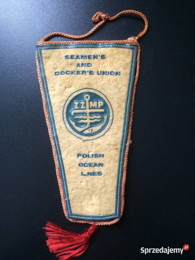 2816 Proporczyk TKKF Marynarz Antykwariat Szczecin