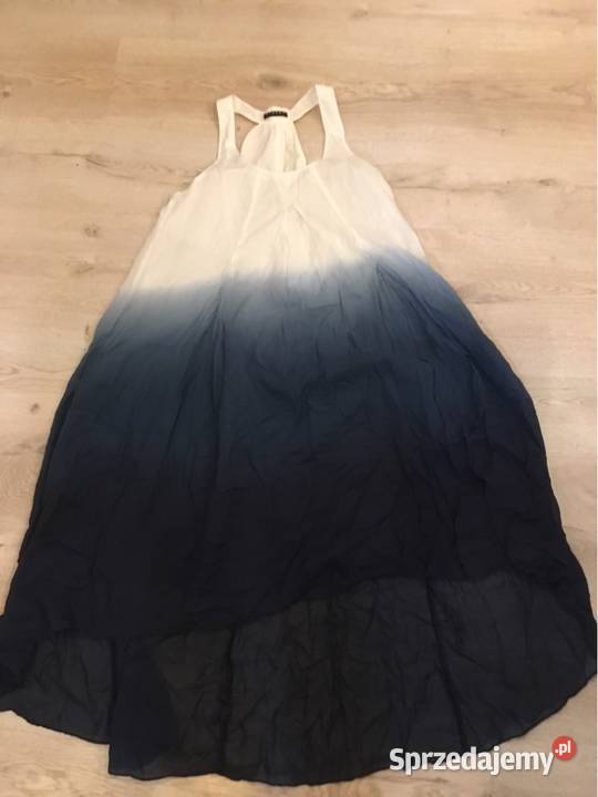Maxi sukienka letnia cieniowana Sisley XS Spódnice i sukienki Skawina
